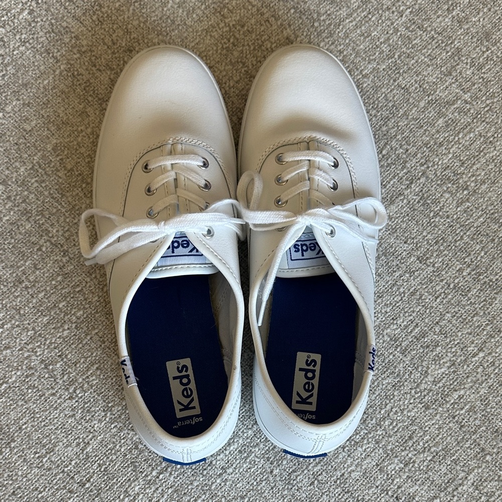 Keds kids White Lace-Up Athletic Shoes